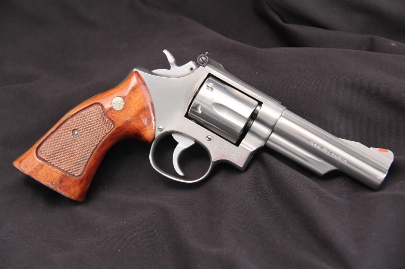 Smith And Wesson Model 66 2 357 Magnum Stainless Double Action Revolver For Sale At Gunauction 